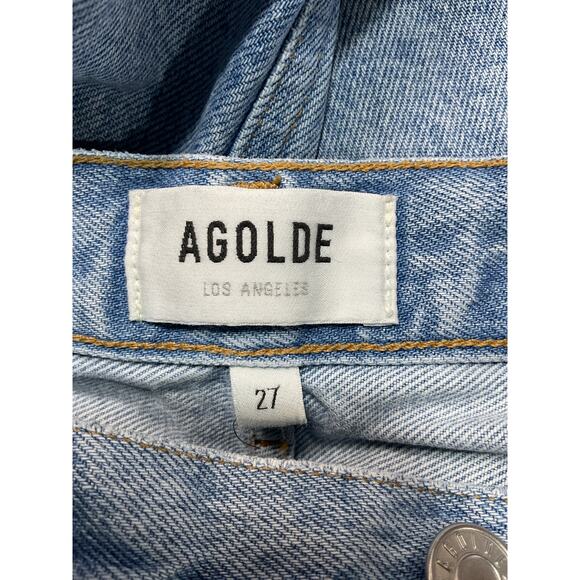 Agolde 'Cooper' Blue Cargo Denim Jeans Size 27 - Picture 4 of 5